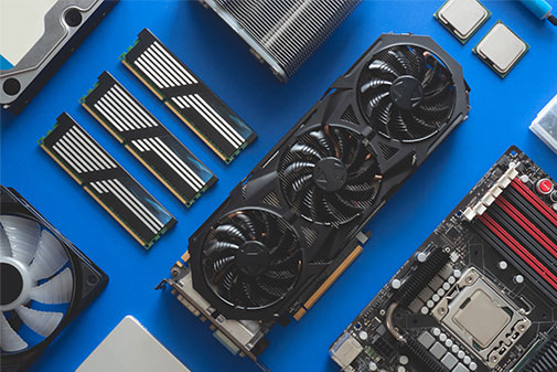 SSD, RAM, CPU, Motherboard